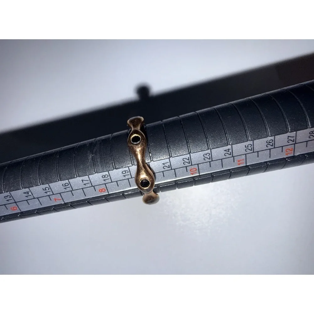 BRONZE MILOR ITALY‎ Slim Delicate Dainty Ring sz 9 READ
